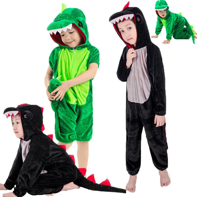 Trang phục áo liền quần hóa trang cá sấu khủng long thời trang unisex lạ mắt cho tiệc Halloween