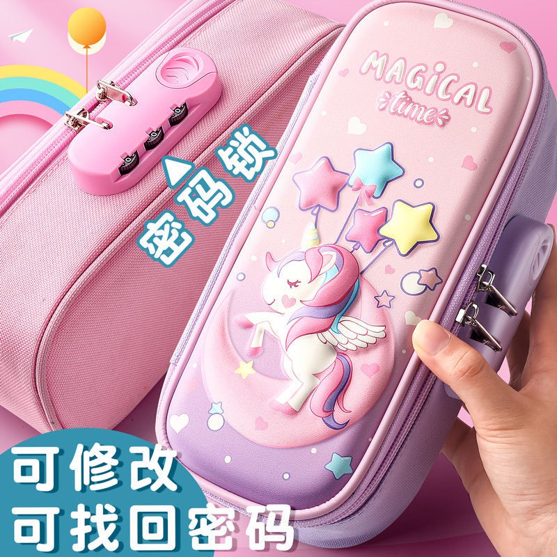 Hộp Bút Có Khóa Mật Khẩu Cho Học Sinh