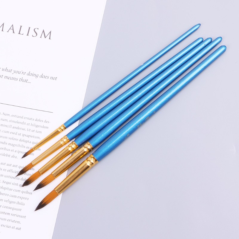 Set 5 cọ vẽ màu nước chuyên nghiệp