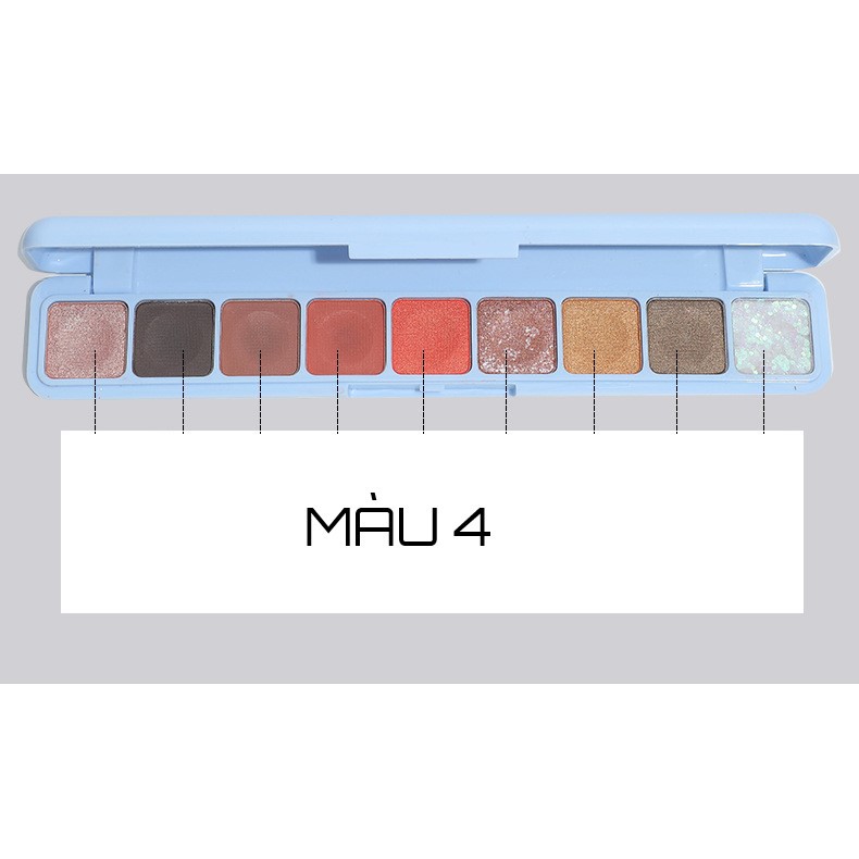 Phấn mắt Lameila 9 ô Colour geometry eyeshadow hàng nội địa Trung | WebRaoVat - webraovat.net.vn