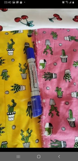 Bán vải trái cây may scrunchies