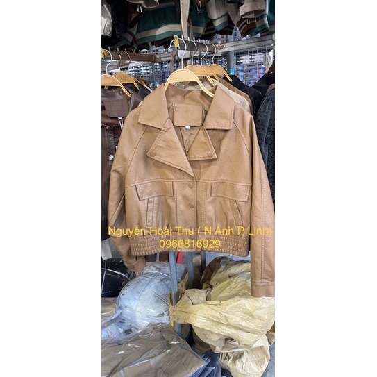 Áo khoác da  bomber hàng QC CC