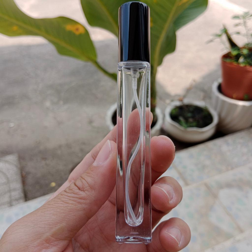 Chai chiết nước hoa 10ml | Chai thủy tinh dạng vuông