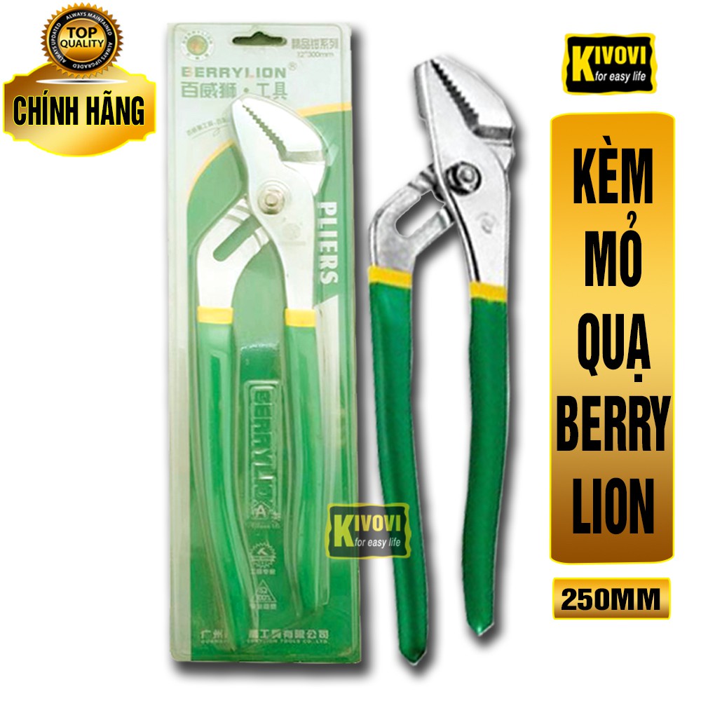 Kìm Mỏ Quạ Berrylion 10" (250mm) - Kìm Đa Năng /Dụng Cụ Sửa Chữa Cầm Tay Đa Năng - Kivovi