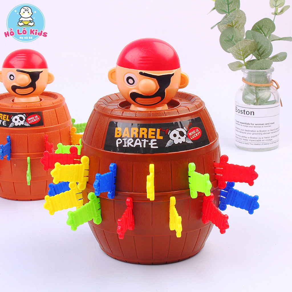 Đâm hải tặc trò chơi rút kiếm thùng phi vui nhộn nhiều kích thước cho bé Hồ Lô Kids