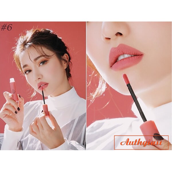 Son kem 3CE Velvet Lip Tint Near and Dear màu Hồng đất