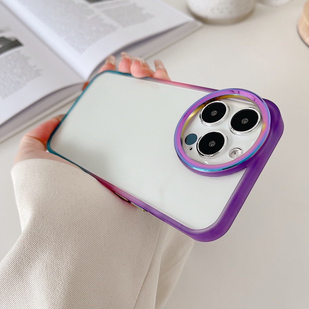 Ốp Điện Thoại Kim Loại Trong Suốt Bảo Vệ Camera Cho IPhone 13 pro max 12 11 pro max 11 pro max