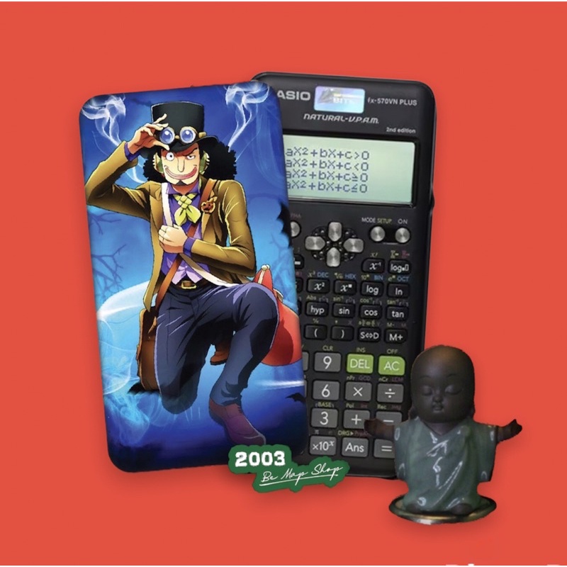 | Miếng Dán DECAL ONE PIECE Siêu Cute Dành Cho Các Dòng Máy Tính CASIO FX-580VNX,FX-570VN,FX-570ES,VINACAL...