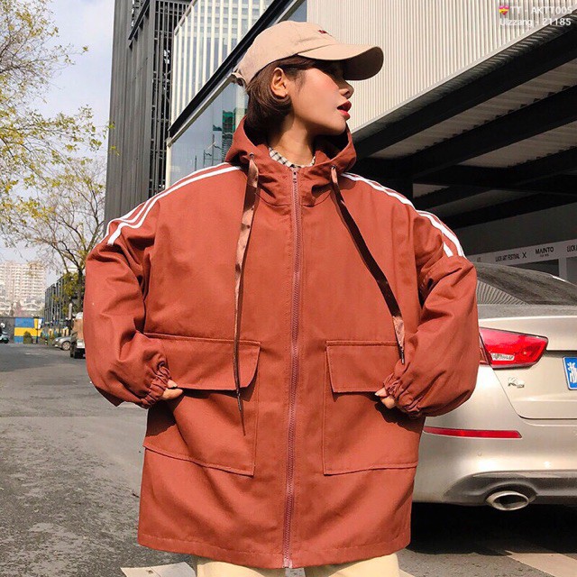 🎆𝐇𝐎𝐓𝐓𝐑𝐄𝐍𝐃🎆 050 Áo Khoác 2 Túi Hộp Tay Sọc (Kèm Video, Hình Chụp Thật) | BigBuy360 - bigbuy360.vn