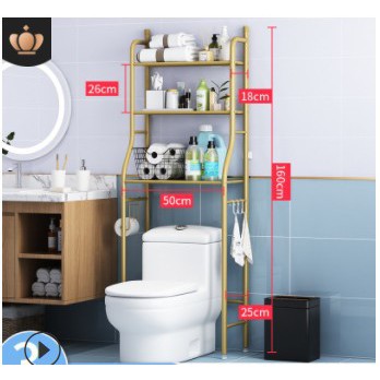 [Mã 257LIFESALE giảm 8% đơn 99K] Kệ bồn cầu 3 tầng để sau bồn cầu, nhà vệ sinh trên toilet, nhà tắm đa năng tiện lợi