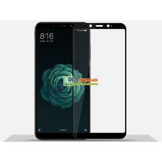 Miếng dán cường lực xiaomi mi a2 lite full màn hình