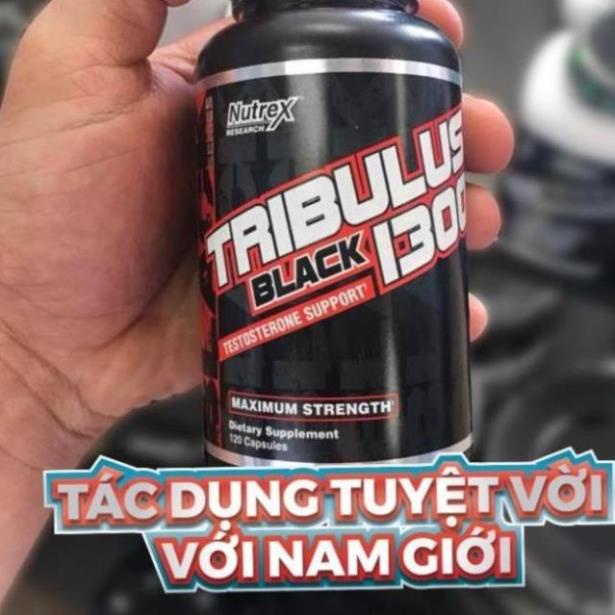 Nutrex Tribulus Black 1300 - Tăng Sức Mạnh Cơ Băp, Testosterone, Tăng Cường Khả Năng Năm Giới - 120 Viên