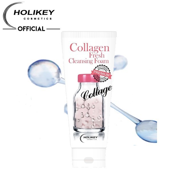 [Hàng Nhập Khẩu] Sữa rửa mặt trắng da - sữa rửa mặt bổ sung Collagen Holikey Hàn Quốc 100ml [Cam Kết Hàng Chuẩn]