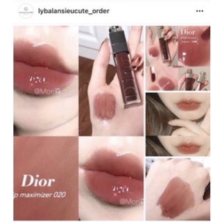  Son dior nâu đỏ 020 mini+2,2% phí shopee