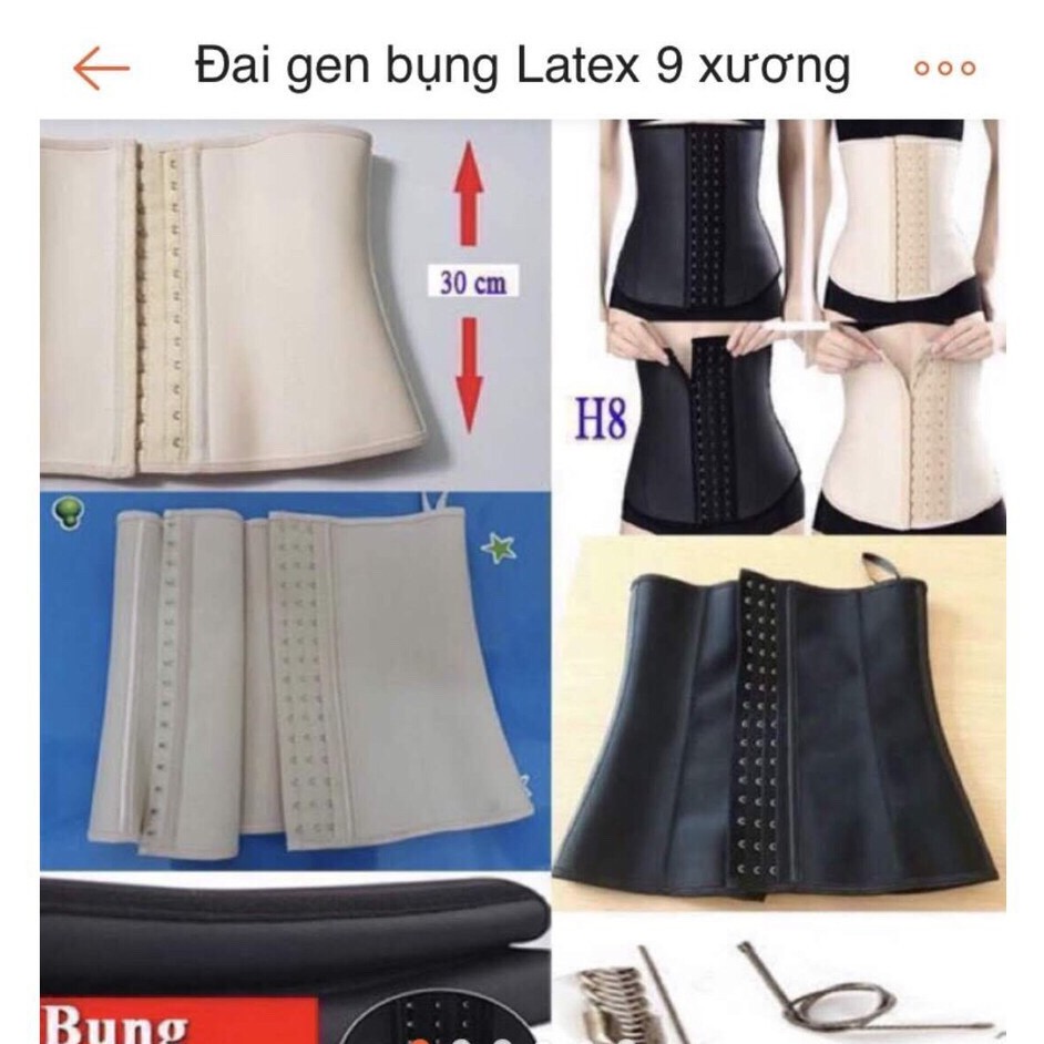 ĐAI NỊT BỤNG LATEX 9 XƯƠNG ITALYA | BigBuy360 - bigbuy360.vn