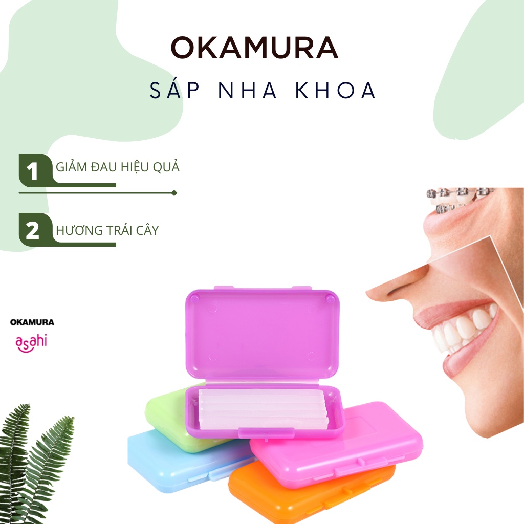 [Mua 5 Tặng 1] Sáp Nha Khoa Giảm Đau Cho Niềng Răng Hương Trái Cây