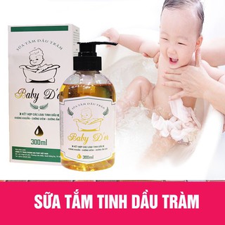 Sữa tắm dầu tràm cho trẻ sơ sinh và trẻ nhỏ dung tích 300ml