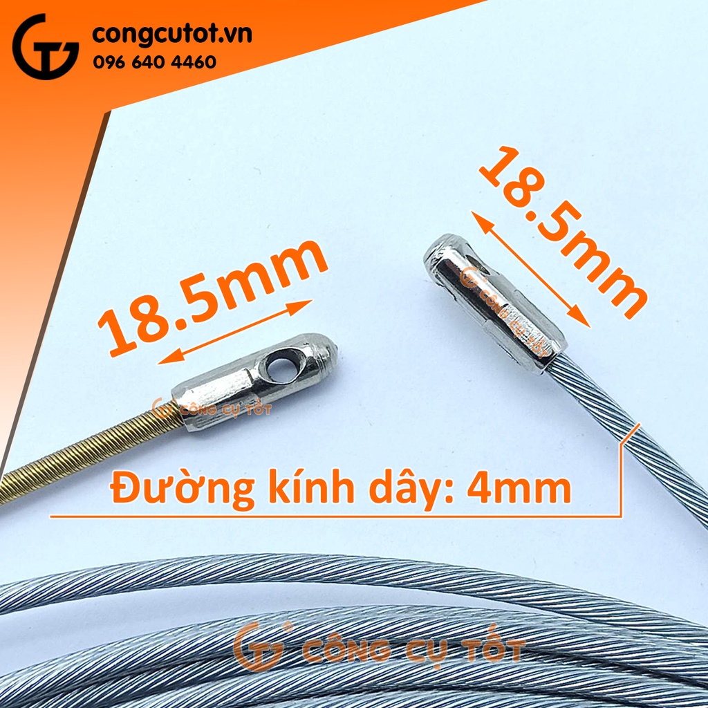 Dây mồi luồn ống sợi cáp trần 30m