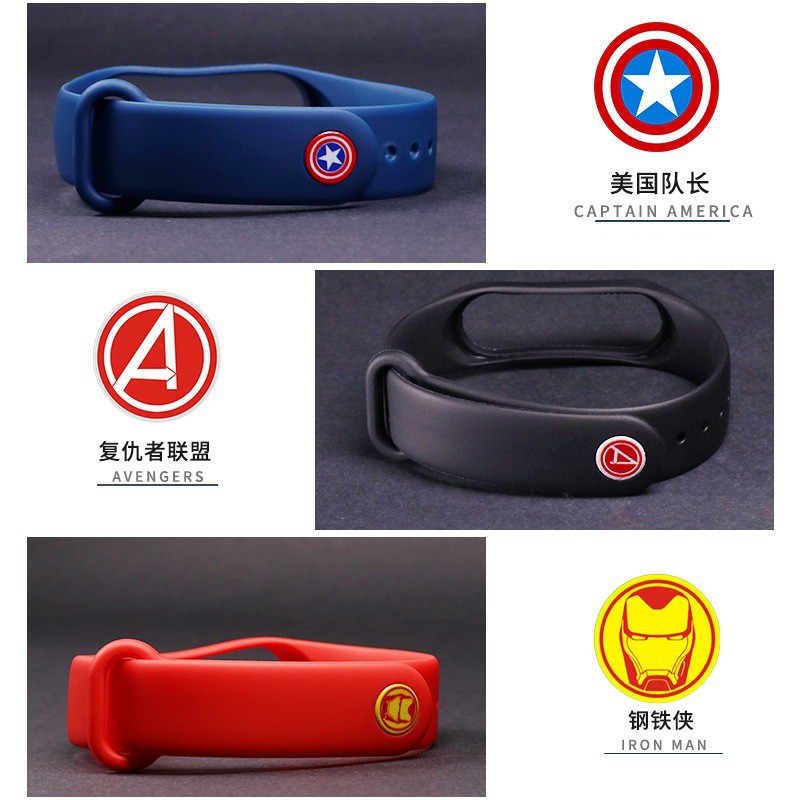 Nút hình thay thế cho dây đeo Miband 2 / Miband 3 / Miband 4 / Miband 5 (không kèm dây)