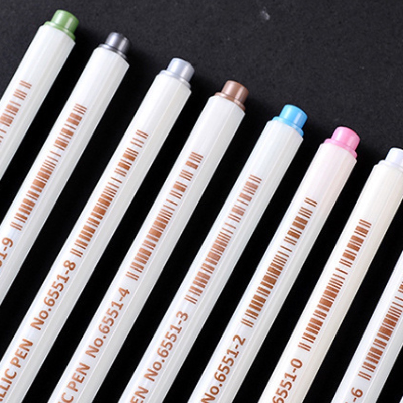 Set 10 Bút Lông Màu Acrylic Ánh Kim STA6551