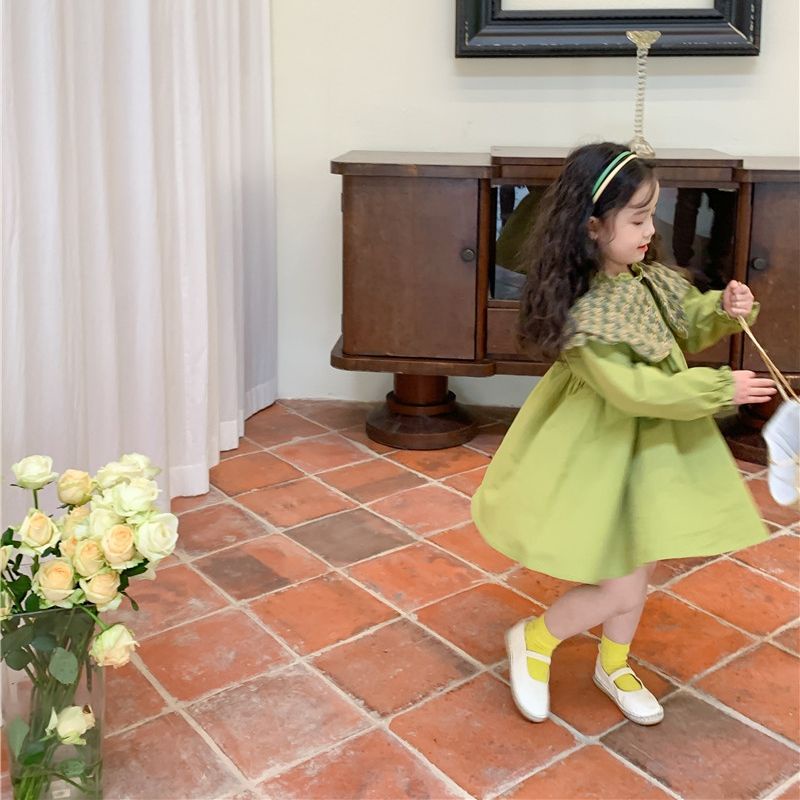 Đầm Tay Dài Thời Trang Cho Bé Gái 0-4 Tuổi