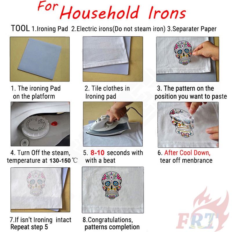 ◆ Nhãn Dán Vinyl Chuyển Nhiệt: Thương Hiệu Thời Trang ◆ 1 Sticker Dán Ủi Với Thiết Kế Đẹp Mắt