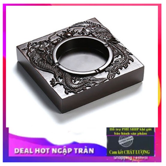 Gạt tàn thuốc bằng gỗ mun thơm