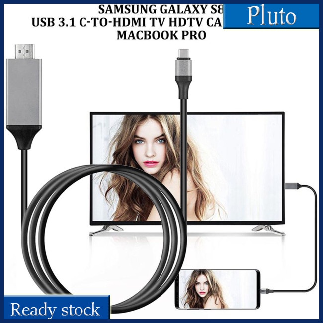 Mới Cáp Chuyển Đổi USB Type-C Sang HDMI HDTV 4K 30HZ Độ Nét Cao