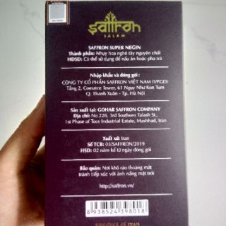 SAFFRON SALAM 1G 100% Organics