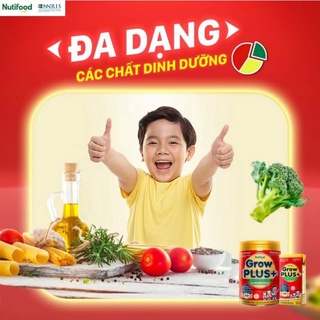 Combo siêu rẻ Sữa bột Nuti grow plus đỏ 900g