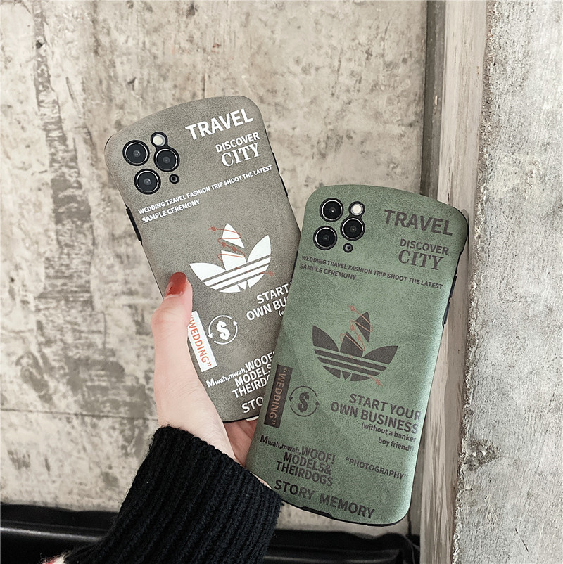 ADIDAS Ốp Lưng Màu Nước Cho Điện Thoại Iphone 12 11 Pro Max 6 6s 7 8 Plus Iphone X Xs Max Xr Se 2020