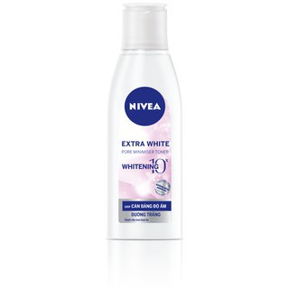 Nước hoa hồng NIVEA Extra White dưỡng trắng da & se khít lỗ chân lông (200ml)