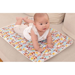Chiếu lót trải thay tã Du lai chống thấm nước cho bé loại dày 50x70 cm