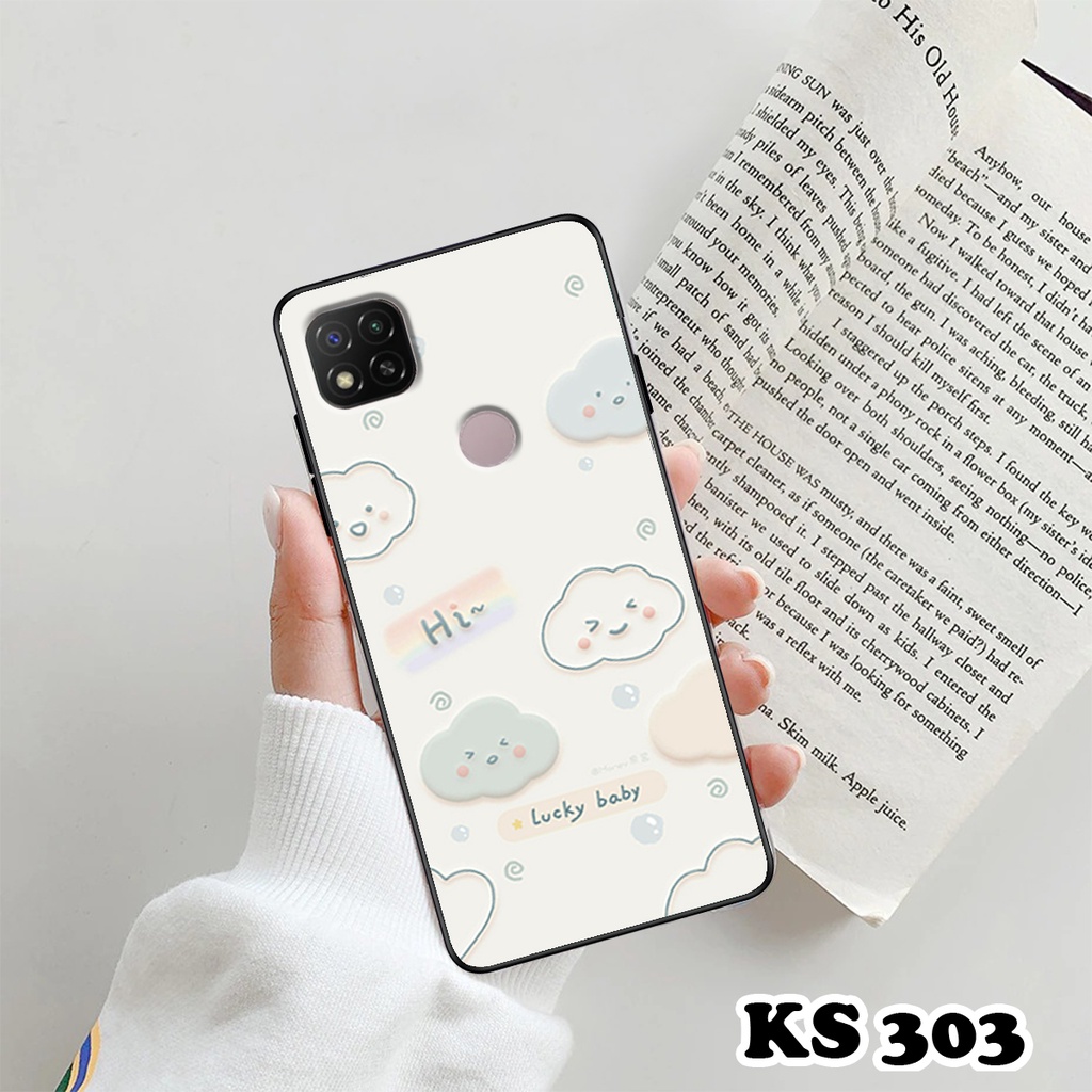 Ốp lưng Xiaomi Redmi 9 - Redmi 9A - Redmi 9C - Redmi 9T - Ốp in hình gấu &amp; thỏ đang yêu - lưng nhám viền TPU cao cấp