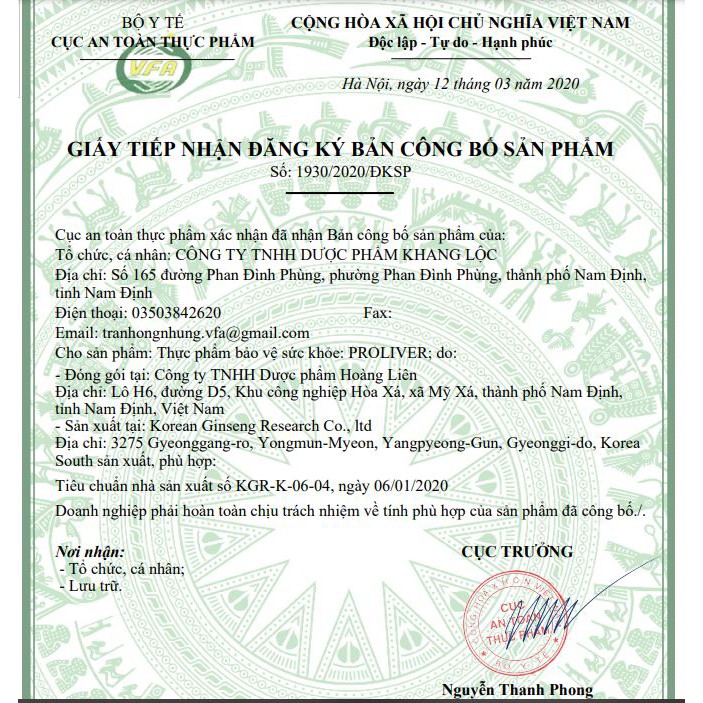 Proliver Tăng cường chức năng gan, hỗ trợ gan nhiễm mỡ