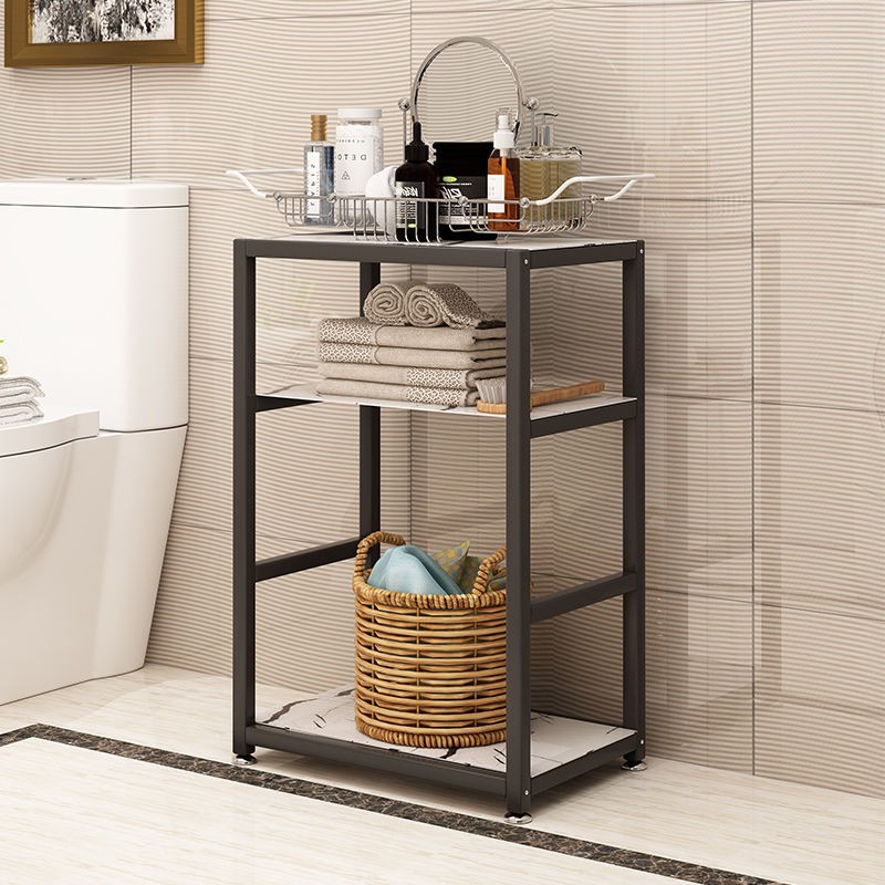 Kệ nhà vệ sinh tầng đứng nhiều giá để đồ phòng tắm kính cường lực ban công hoàn thiện chậu rửa < | BigBuy360 - bigbuy360.vn