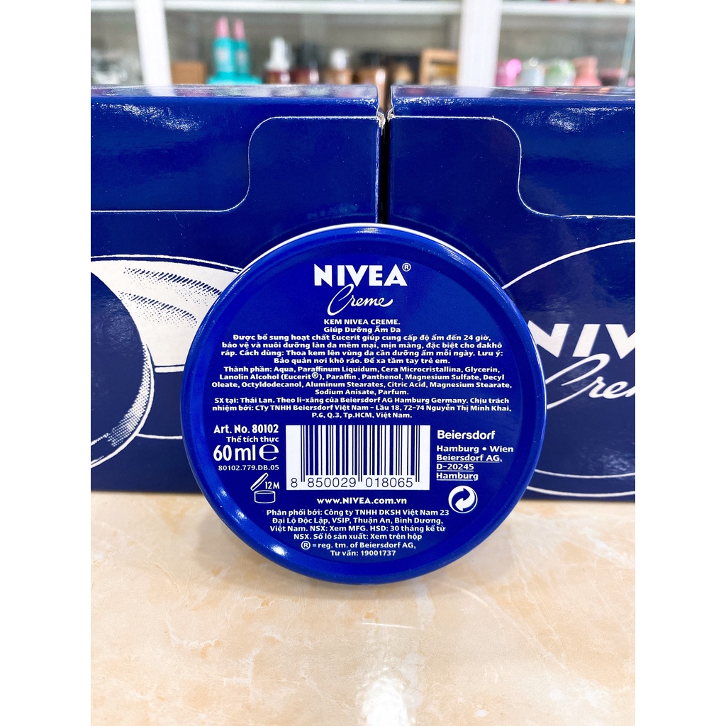 Kem Dưỡng Ẩm Nivea Creme Chính Hãng Công Ty 60ml