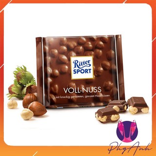 Socola Ritter Sport Nhân Hạt Dẻ 100g