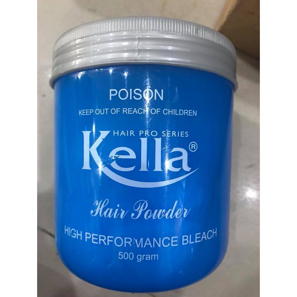 BỘT TẨY TÓC XANH KELLA GIÚP TÓC BẠN NHỘM SÁNG ĐẸP 500ml-nâng tông chuẩn-ít rat da đầu-sản phẩm dành cho salon tóc