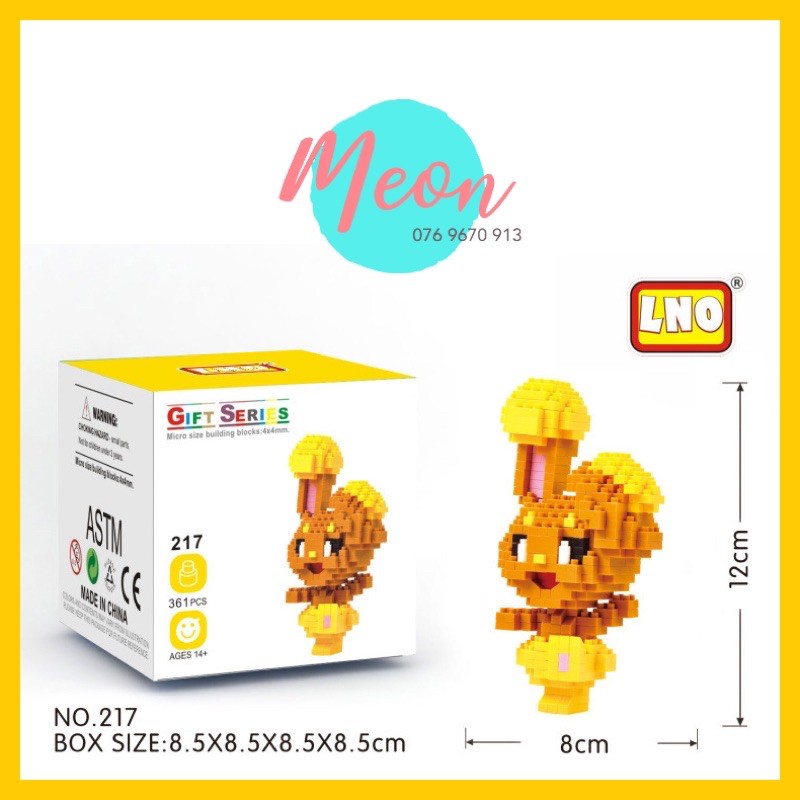 Mini Block | Đồ chơi xếp lego | -  361 pcs