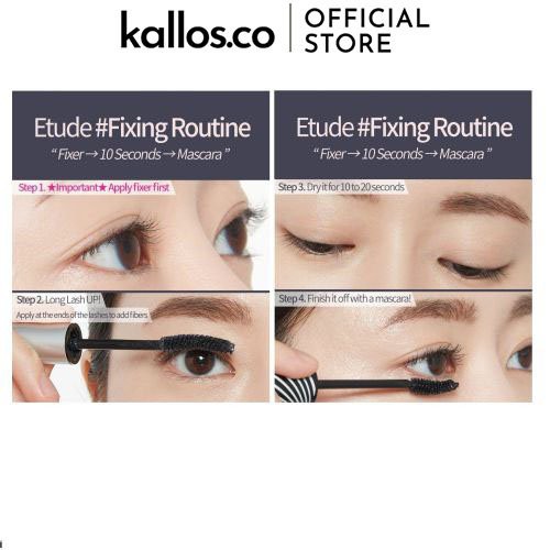 [TEM BILL CHÍNH HÃNG] Mascara Dưỡng Mi Etude House Dr. Mascara Fixer For Perfect Lash, For Super Long Lash, Black | BigBuy360 - bigbuy360.vn