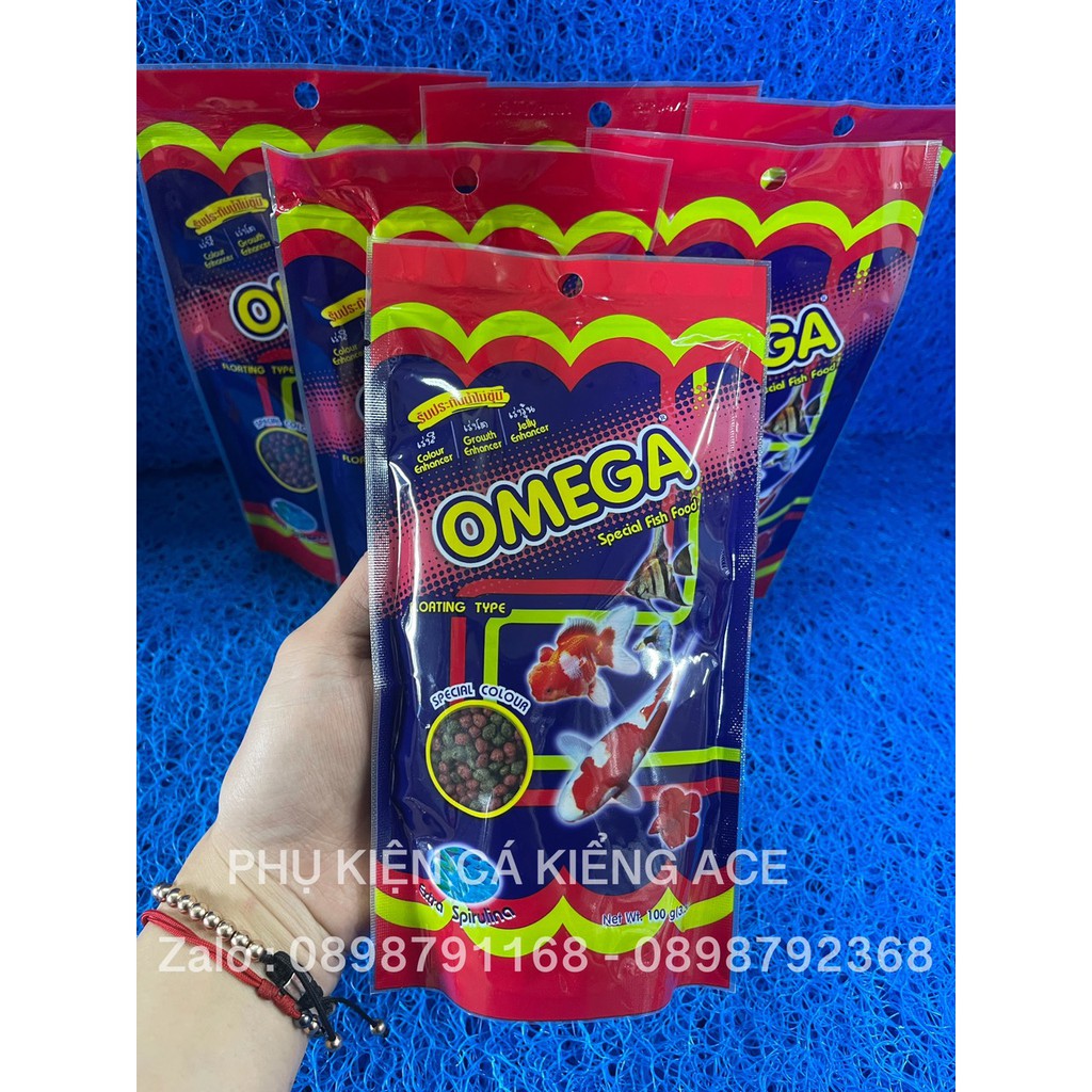 THỨC ĂN CHO CÁ OMEGA 100GR