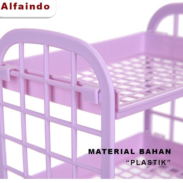 Giá Nhựa Mini 2 Tầng Đa Năng Alfaindo Rt011 Sturdy