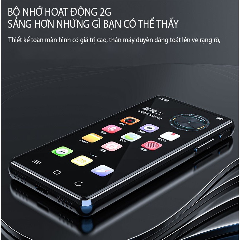 Máy Nghe Nhạc RUIZU H8 WIFI Android MP3 player Bluetooth 5.0 Touch Screen 4.0inch 16GB music mp3 player with Speaker,FM