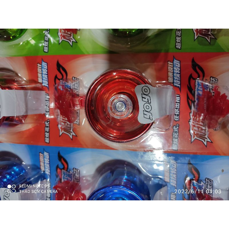 vỉ 12 con quay Yoyo hấp dẫn trẻ em