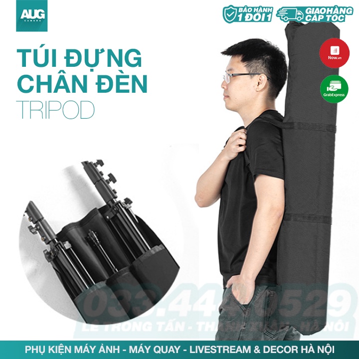 Túi đựng chân đèn, tripod độ dài 1m2 - 1m3 - AUG Camera Hà Nội