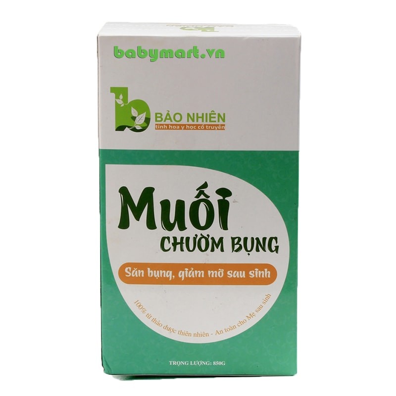 Muối chườm bụng săn chắc eo Bảo Nhiên 850gr