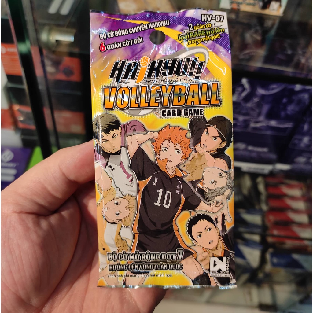 Gói mở rộng bộ cờ bóng chuyền Haikyu! HV-07 - Hướng Đến Vòng Toàn Quốc (6 quân cờ)