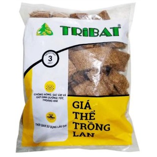 Xơ dừa miếng trồng Lan TRIBAT 3dm3