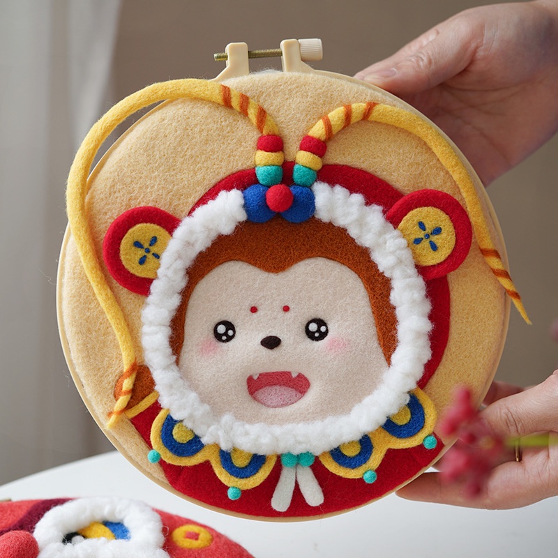 Bộ Dụng Cụ Con Dấu Vải Nỉ Dùng Thêu Tranh Thủ Công diy